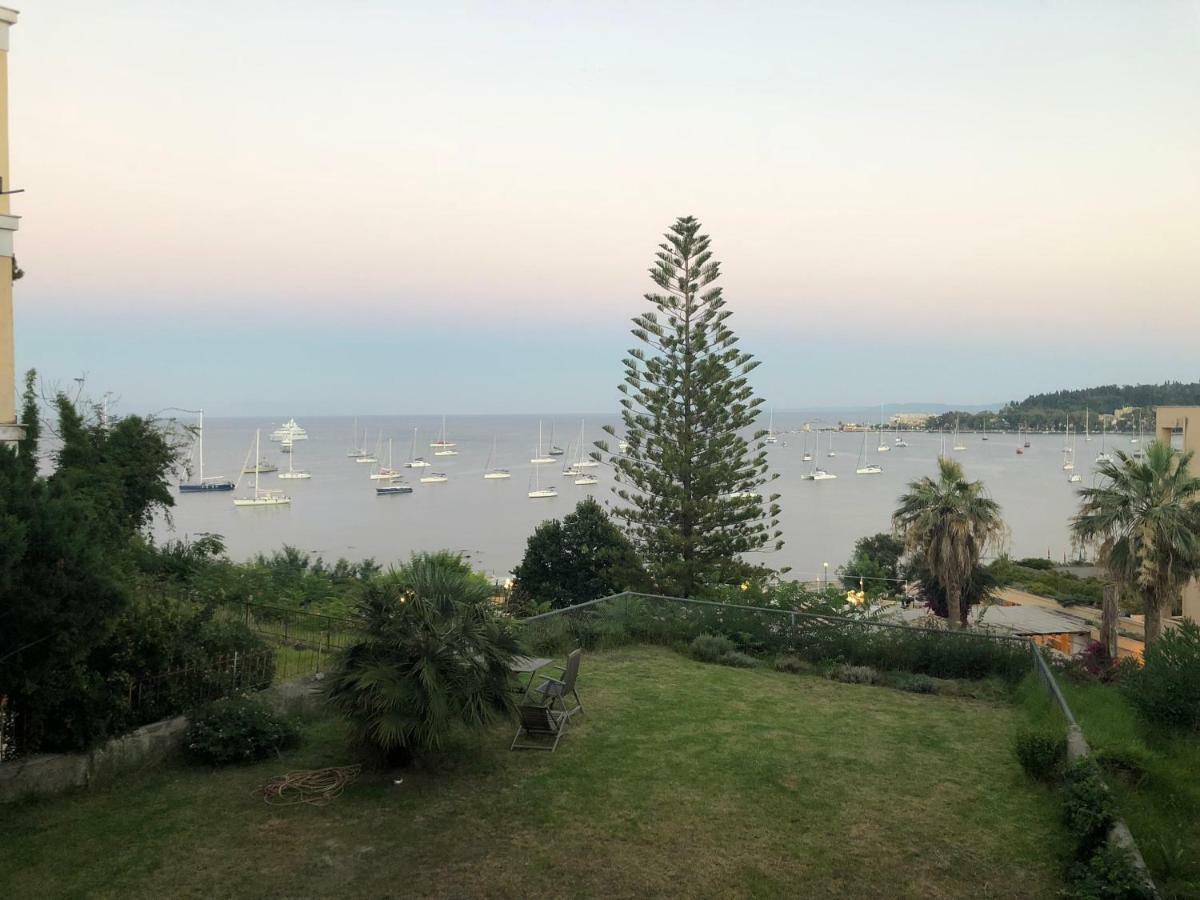 Classy Lux Apt W/ Sea View, Garden, Parking Corfu  Exterior photo