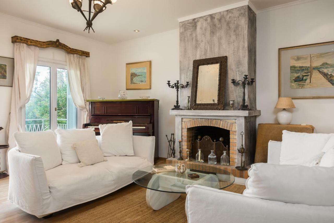 Classy Lux Apt W/ Sea View, Garden, Parking Corfu  Exterior photo